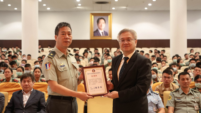 臺銀人壽宣導打詐，提升軍校生法治觀念