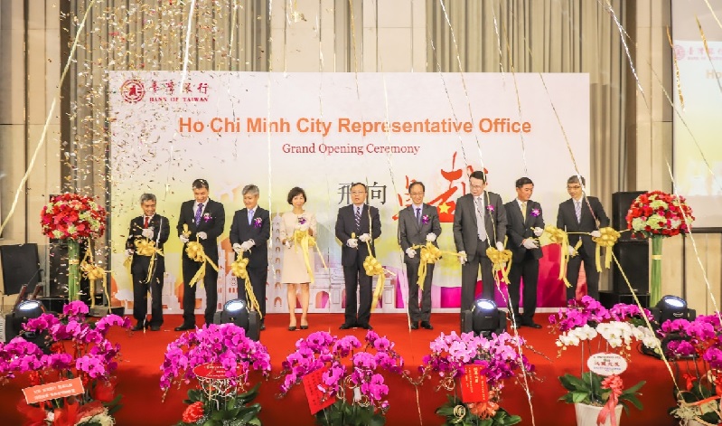 子公司臺灣銀行越南胡志明市代表人辦事處及印尼雅加達代表人辦事處