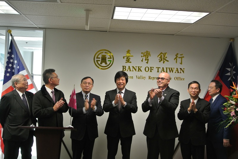 子公司臺灣銀行美國矽谷代表人辦事處106年12月15日正式開業